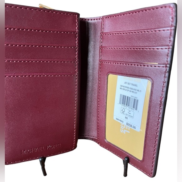 Michael Kors Leather Jet Set Wallet New With Tags - Picture 4 of 5